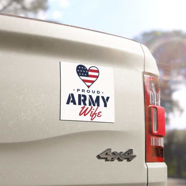 Proud Army Wife Car Magnet