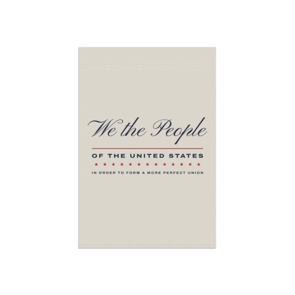 We the People Garden Flag