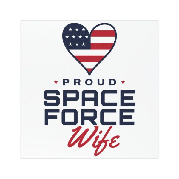 Proud Space Force Wife Car Magnet