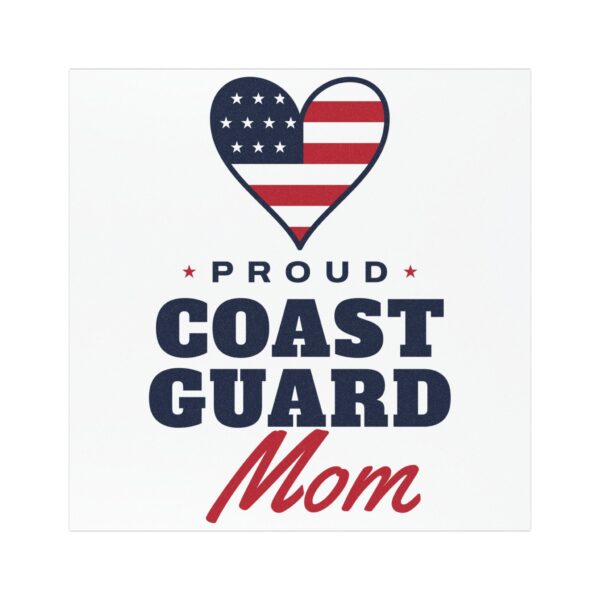Proud Coast Guard Mom Car Magnet