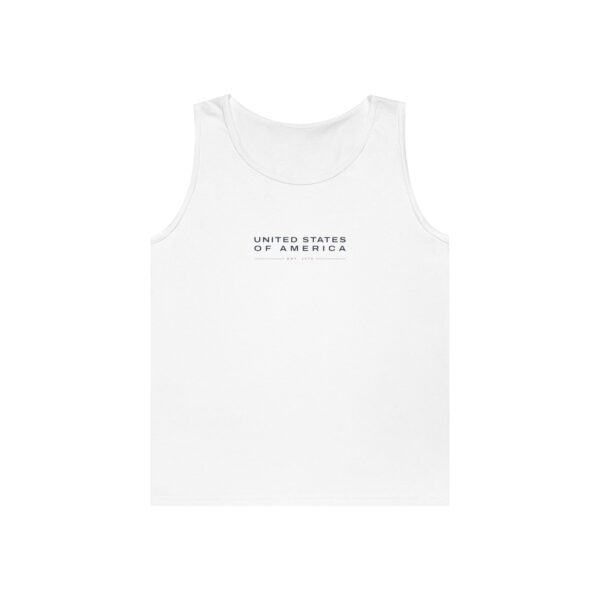 United States of America Est. 1776 Tank Top, White