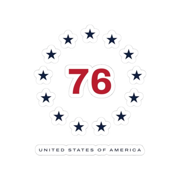 Thirteen Star 76 Seal Sticker