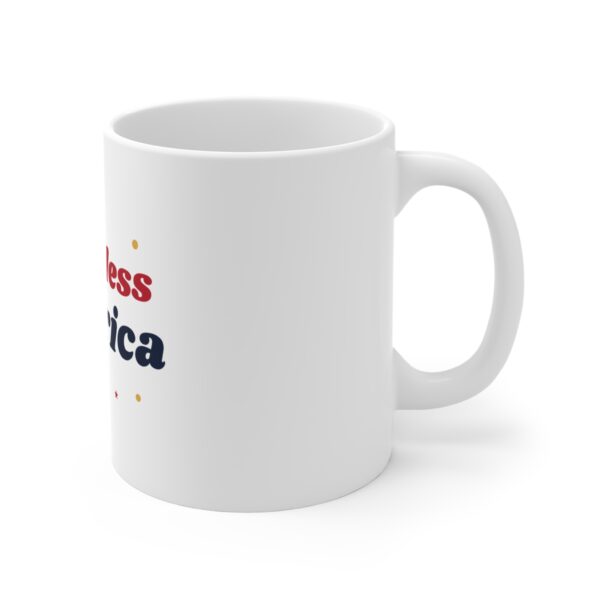 God Bless America Groovy Daisy Mug