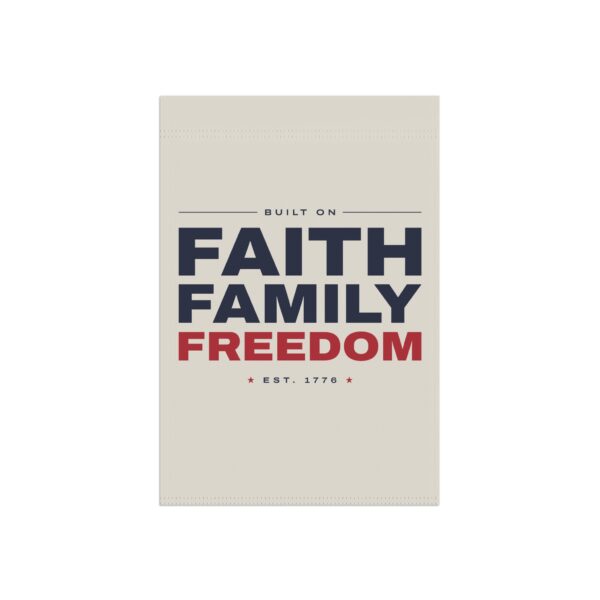 Faith Family Freedom Garden Flag
