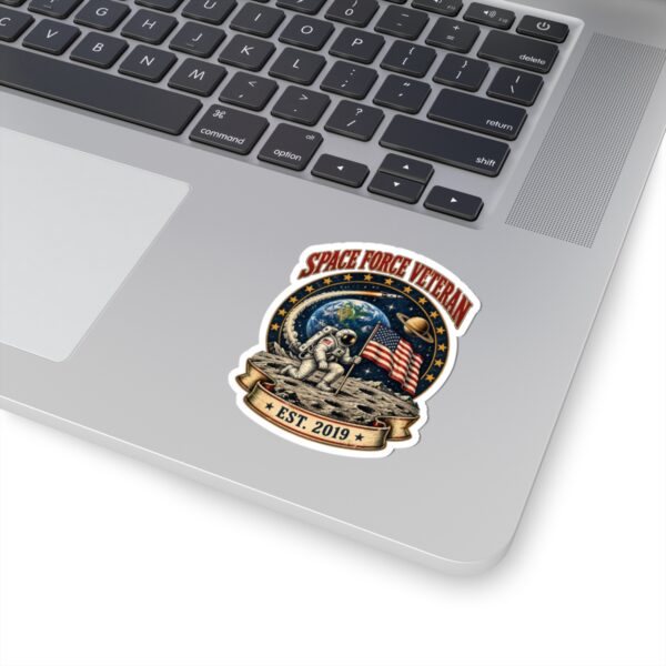 Space Force Veteran Moon Landing Sticker