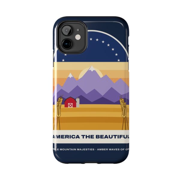 America the Beautiful Vintage Poster Tough Phone Case