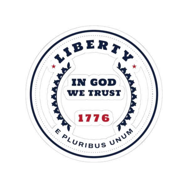 In God We Trust 1776 Coin Sticker