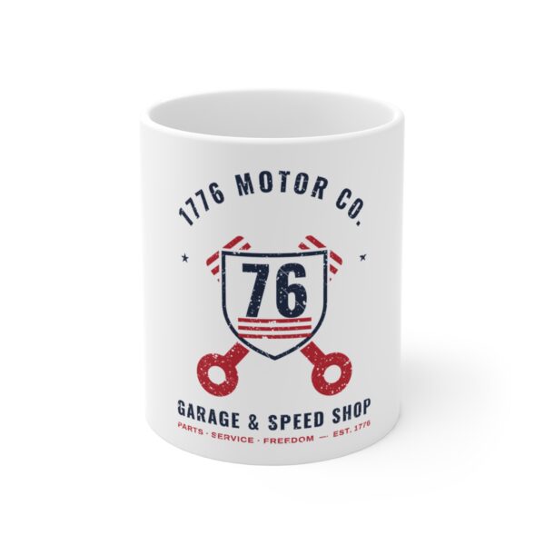 1776 Motor Co. Garage & Speed Shop Mug