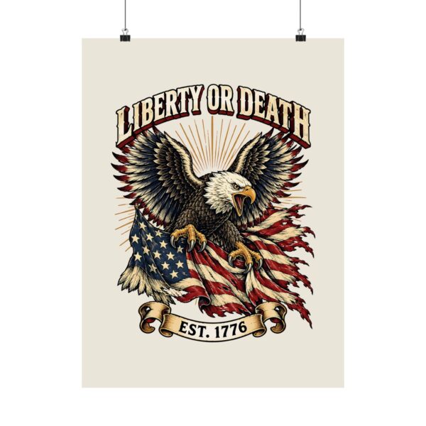 Liberty or Death Eagle Poster