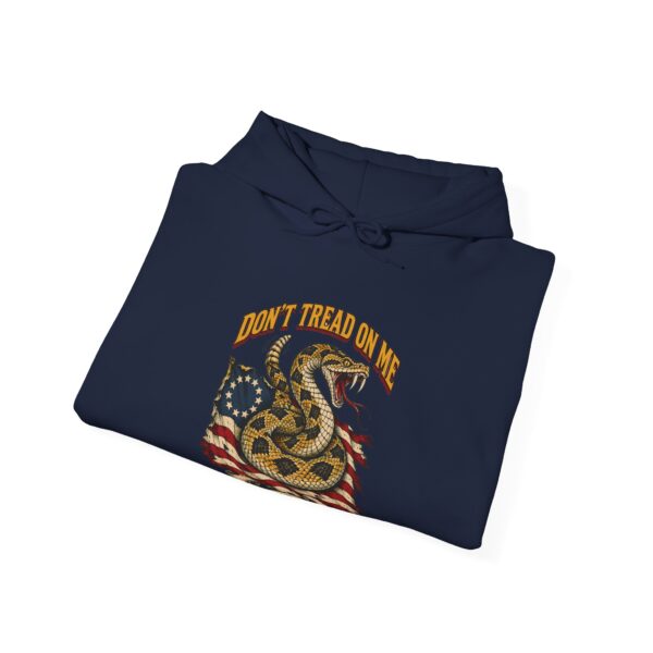 Don't Tread on Me Rattlesnake Hoodie, Navy