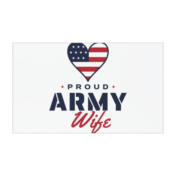 Proud Army Wife Car Magnet
