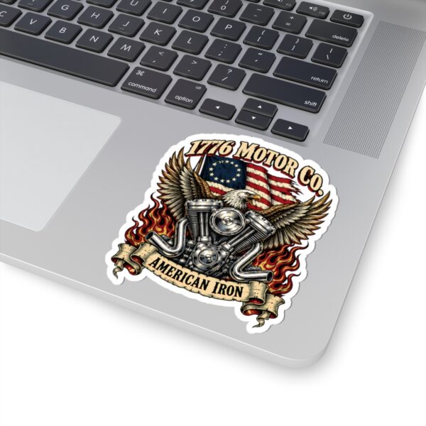 1776 Motor Co. American Iron Sticker
