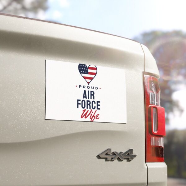 Proud Air Force Wife Car Magnet