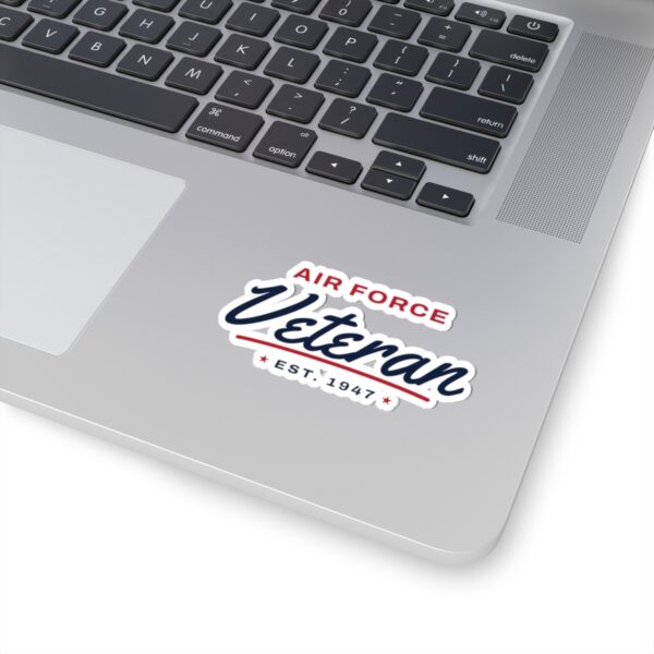 Air Force Veteran Script Sticker