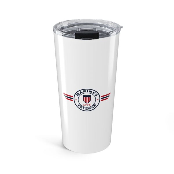 Marines Veteran Patch 20oz Tumbler