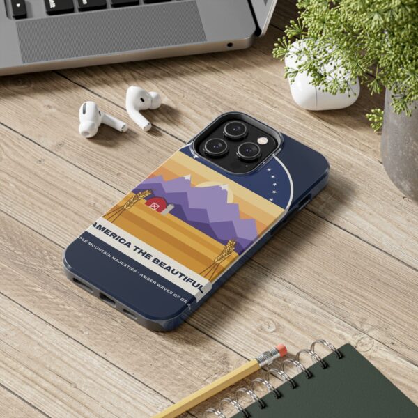 America the Beautiful Vintage Poster Tough Phone Case