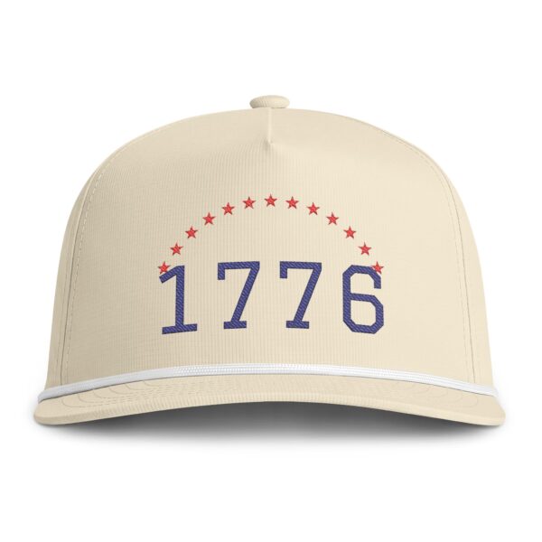 1776 Stars Rope Cap, Ivory