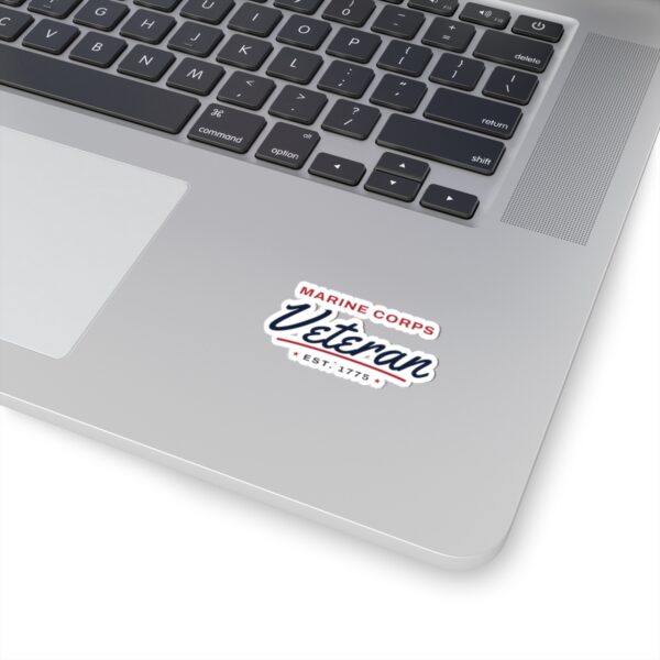 Marines Veteran Script Sticker