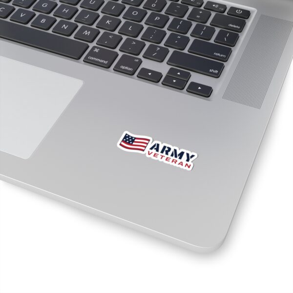 Army Veteran Flag Sticker
