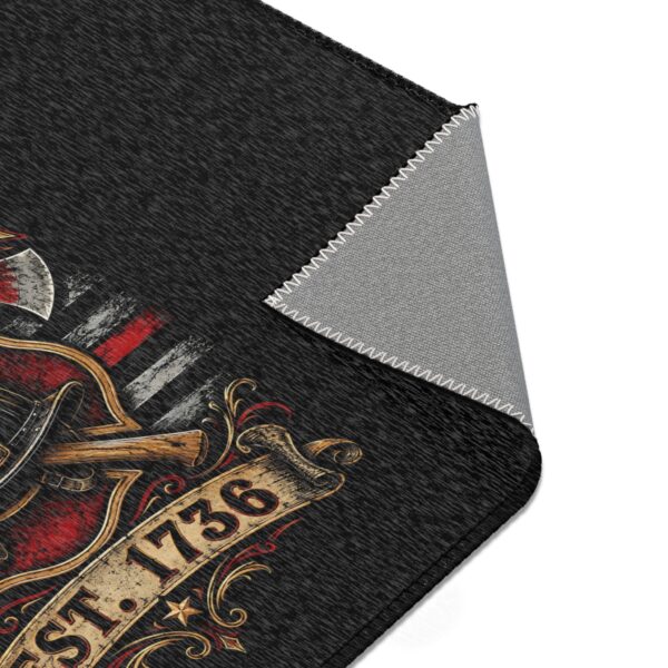 Firefighter Est. 1736 Area Rug