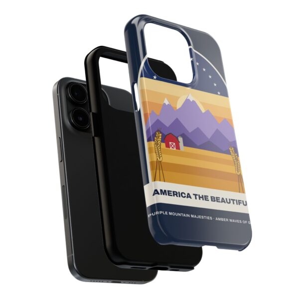 America the Beautiful Vintage Poster Tough Phone Case