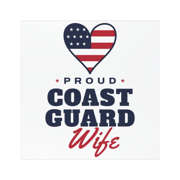 Proud Coast Guard Wife Car Magnet