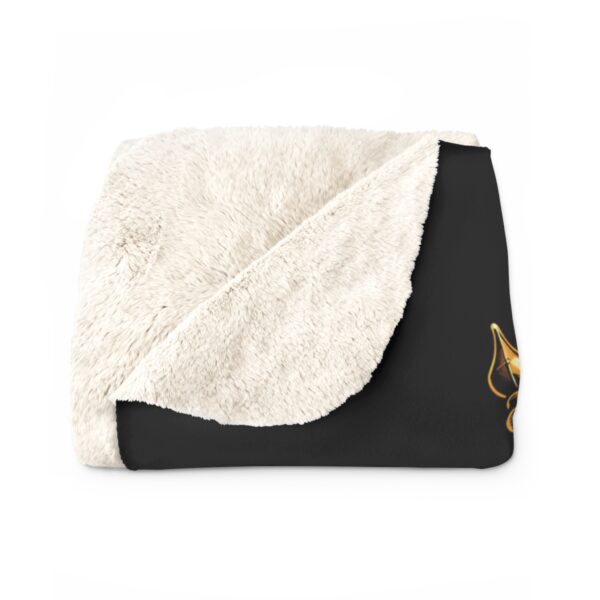 Navy Veteran Anchors Aweigh Sherpa Fleece Blanket