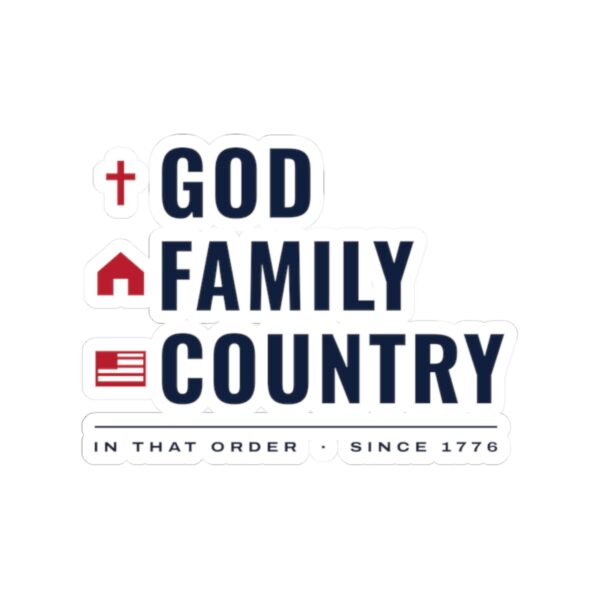 God Family Country Sticker