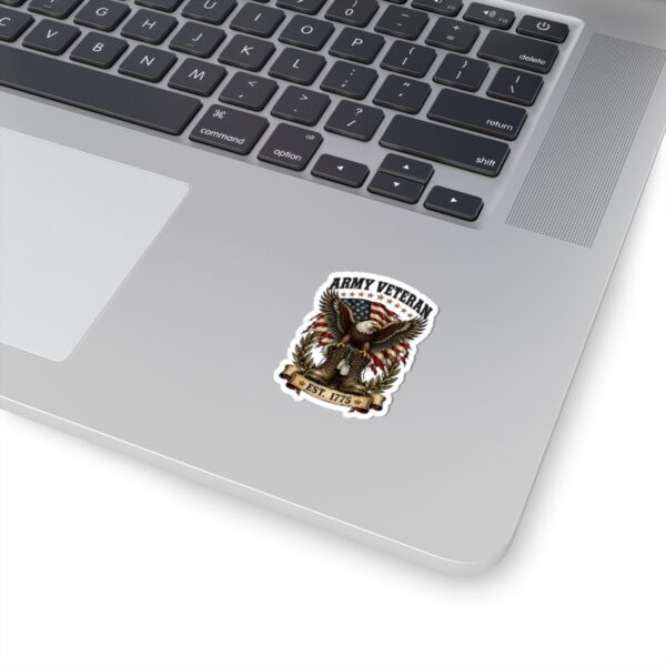 Army Veteran Eagle & Boots Sticker