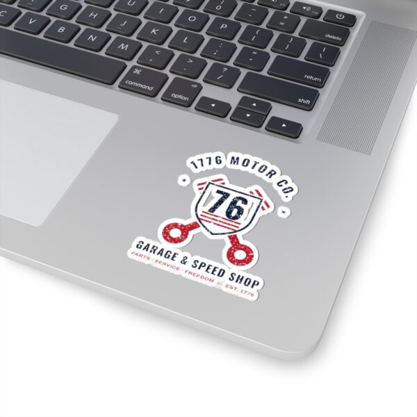 1776 Motor Co. Garage & Speed Shop Sticker