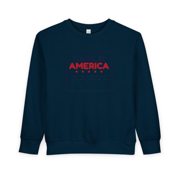 Made in America Baby Toddler Sweatshirt, Heather