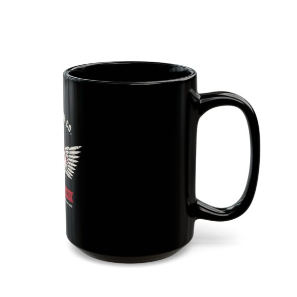 1776 Motor Co. Winged Skull Black Mug