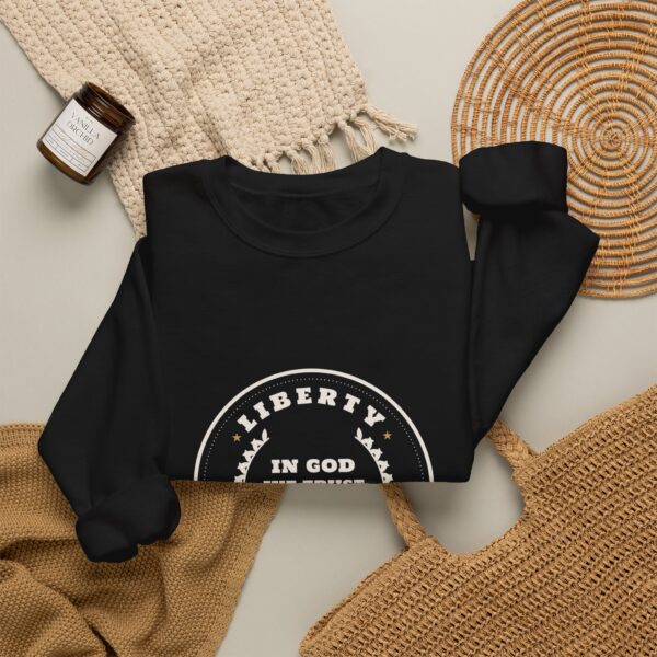 In God We Trust 1776 Coin Crewneck Sweatshirt, Black