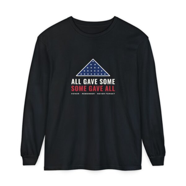 All Gave Some, Some Gave All Long Sleeve Tee, Black