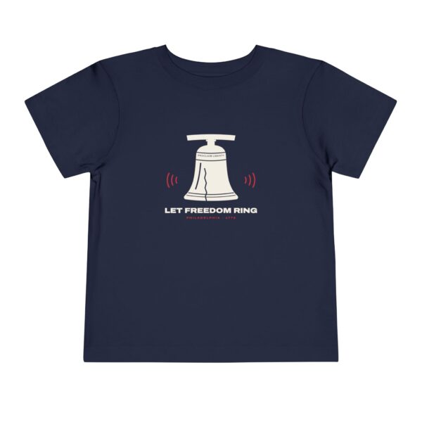 Let Freedom Ring Liberty Bell Toddler Tee, Navy