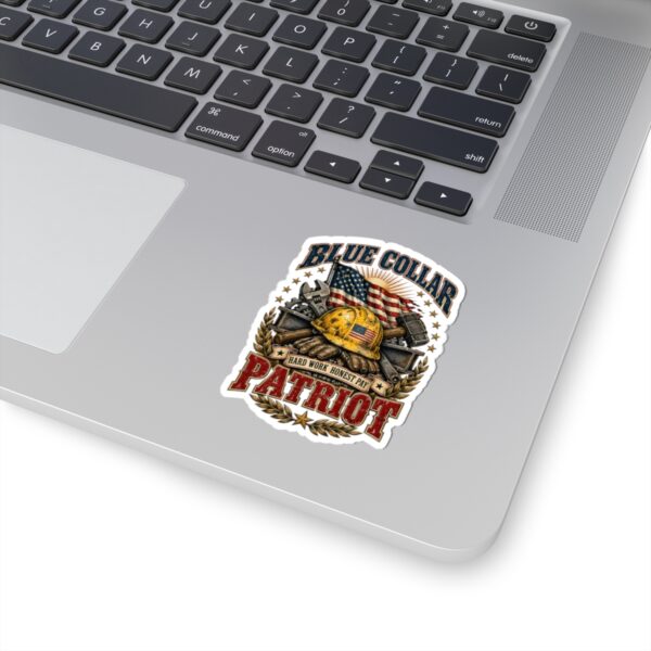 Blue Collar Patriot Hard Hat Sticker