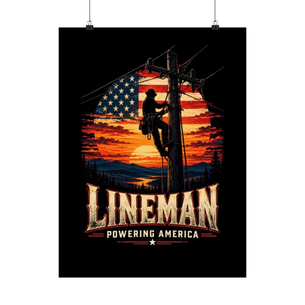 Lineman Powering America Poster