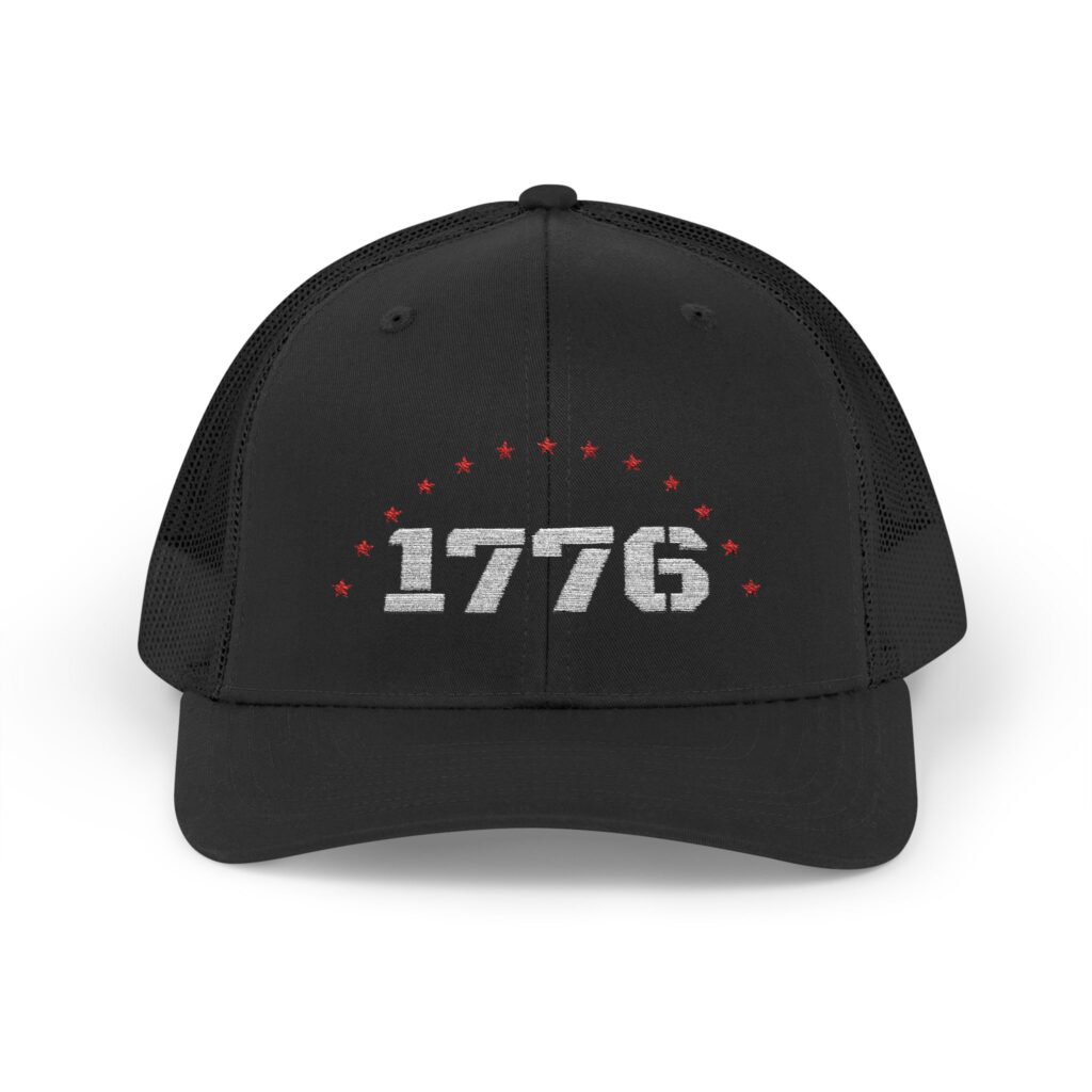 1776 Star Arc Trucker Hat
