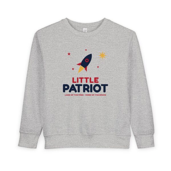 Little Patriot Toddler Sweatshirt, Heather