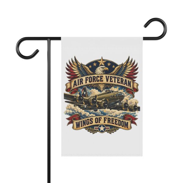 Air Force Veteran Wings of Freedom Garden Flag