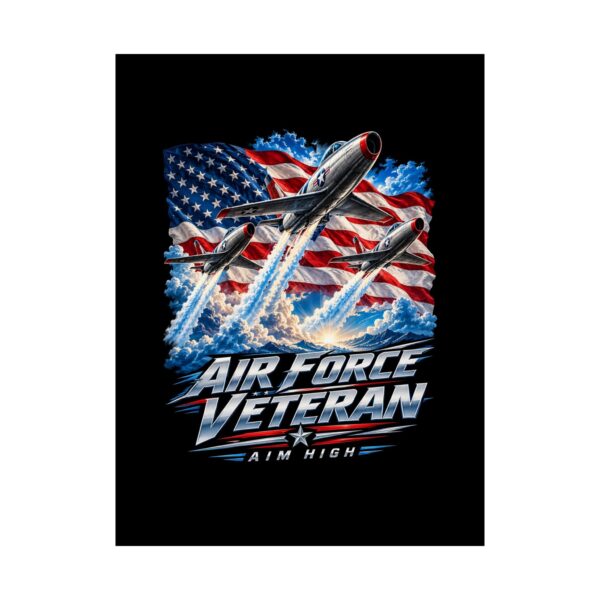 Air Force Veteran Aim High Poster