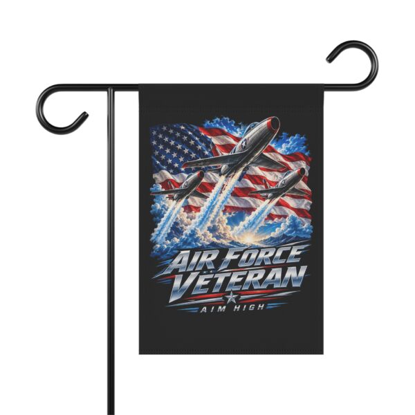 Air Force Veteran Aim High Garden Flag