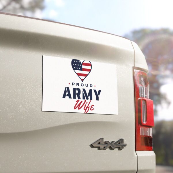 Proud Army Wife Car Magnet
