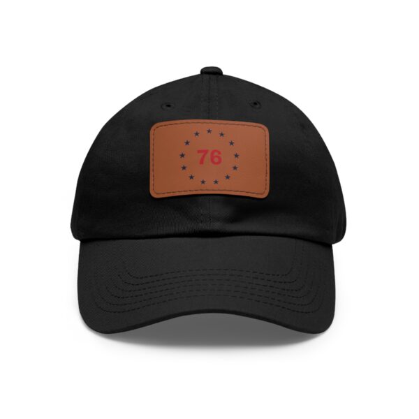 Thirteen Star 76 Seal Leather Patch Dad Hat
