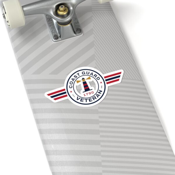 Coast Guard Veteran Patch Sticker
