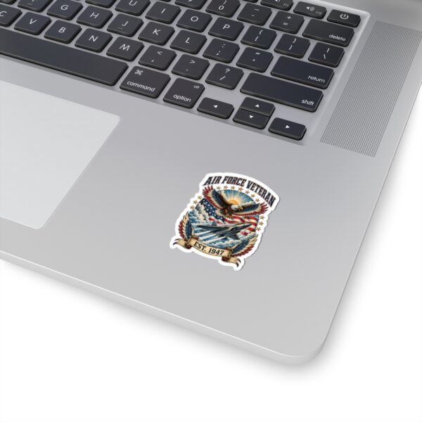 Air Force Veteran Eagle & Jet Sticker