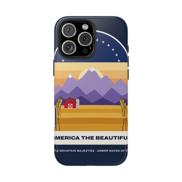 America the Beautiful Vintage Poster Tough Phone Case