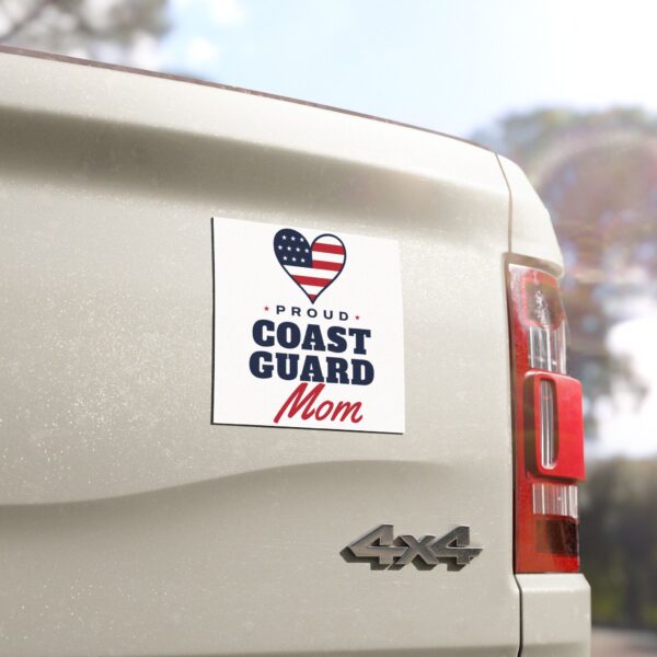 Proud Coast Guard Mom Car Magnet