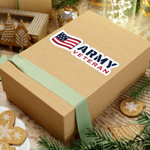 Army Veteran Flag Sticker