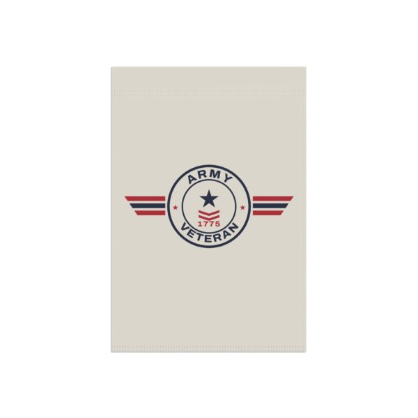 Army Veteran Patch Garden Flag